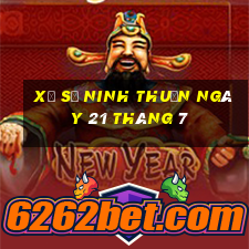 xổ số ninh thuận ngày 21 tháng 7