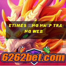 ETimes Đăng nhập trang web