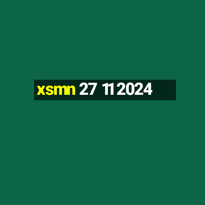 xsmn 27 11 2024