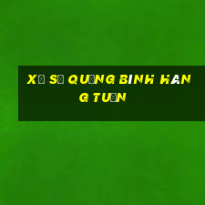 xổ số quảng bình hàng tuần