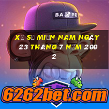 xổ số miền nam ngày 23 tháng 7 năm 2002