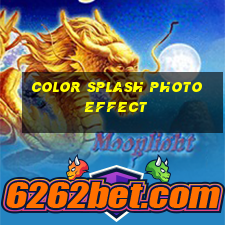 color splash photo effect