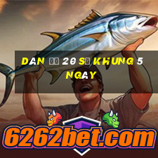 dàn đề 20 số khung 5 ngày