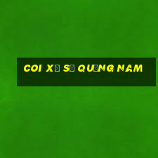 coi xổ số quảng nam