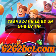 trang danh lo de online uy tin