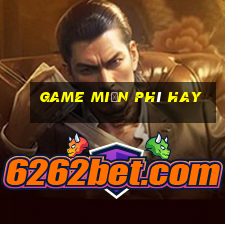 game miễn phí hay