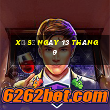 xổ số ngày 13 tháng 9