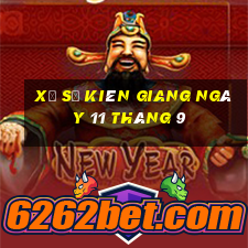 xổ số kiên giang ngày 11 tháng 9