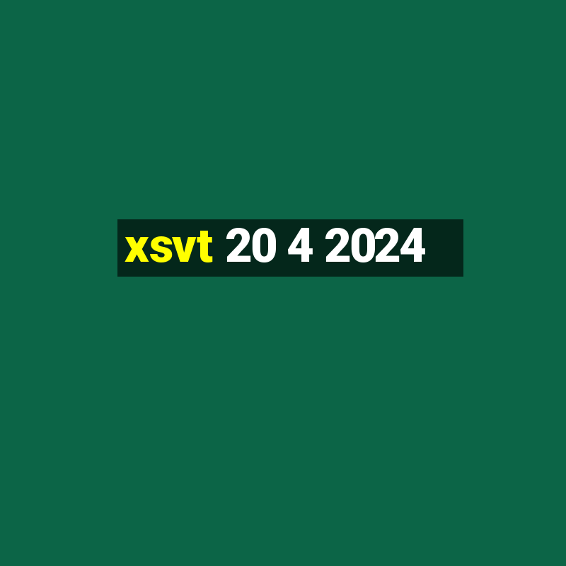 xsvt 20 4 2024