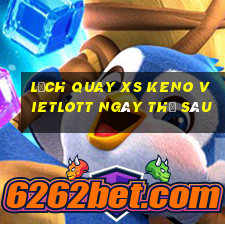 Lịch quay XS Keno Vietlott ngày thứ sáu