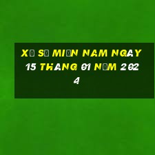 xổ số miền nam ngày 15 tháng 01 năm 2024