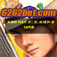 hôm nay xổ số kiên giang