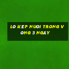 lô kép nuôi trong vòng 3 ngày