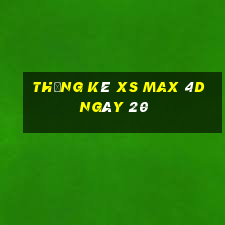 Thống kê XS Max 4D ngày 20